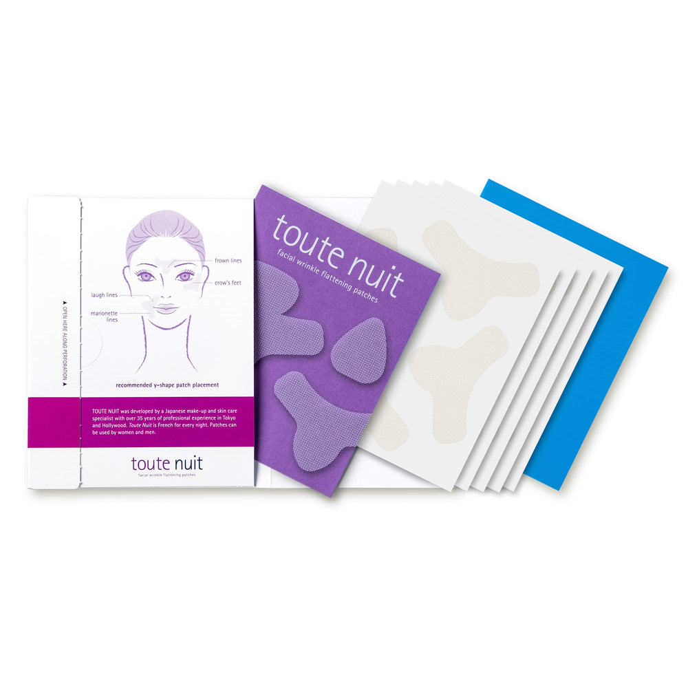 Toute Nuit patches appear clear and discreet while worn overnight