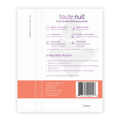 Toute Nuit Wrinkle Patches curve-shapes provide multi-area coverage for mouth and lines.