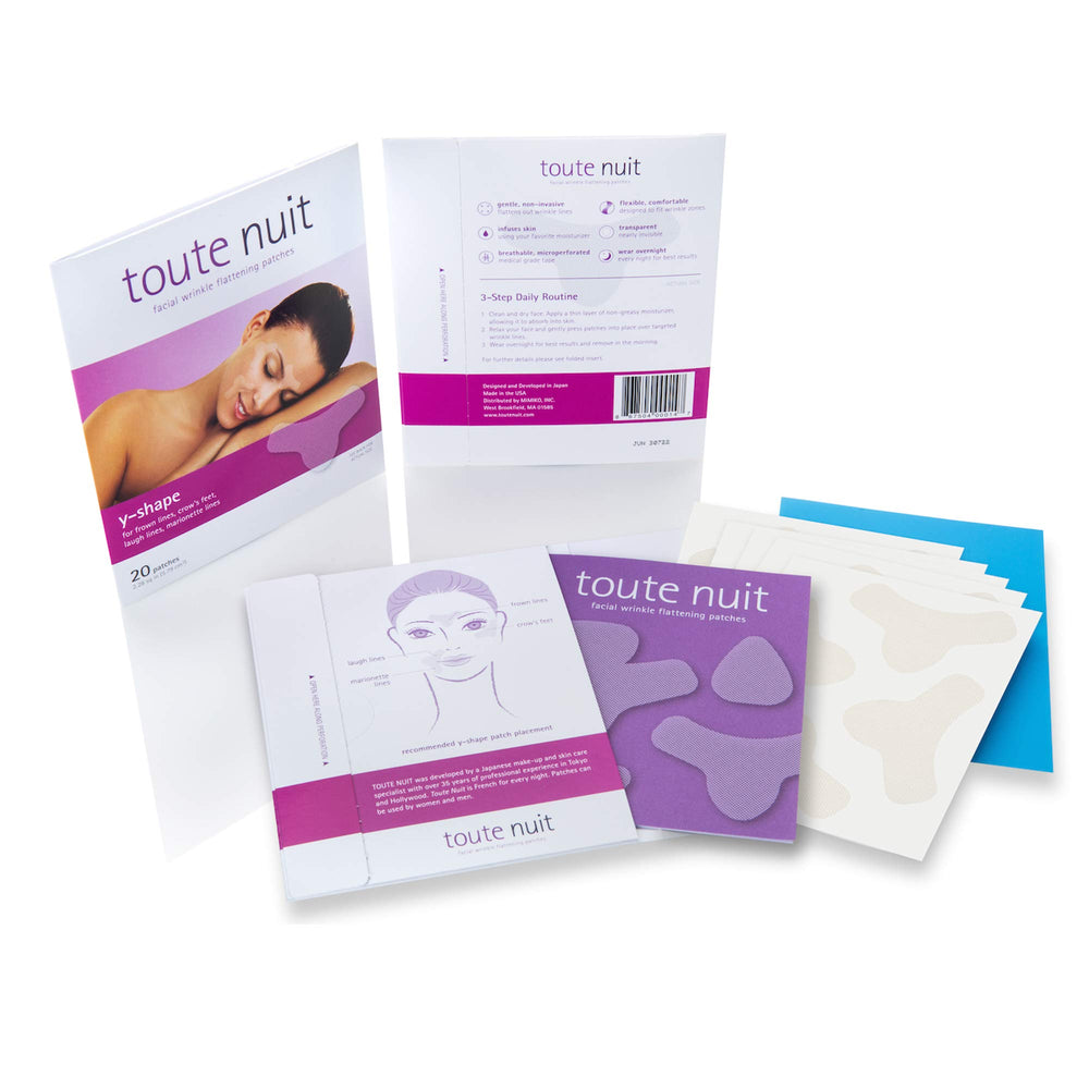Toute Nuit patches are easy to apply and remove without water or mess