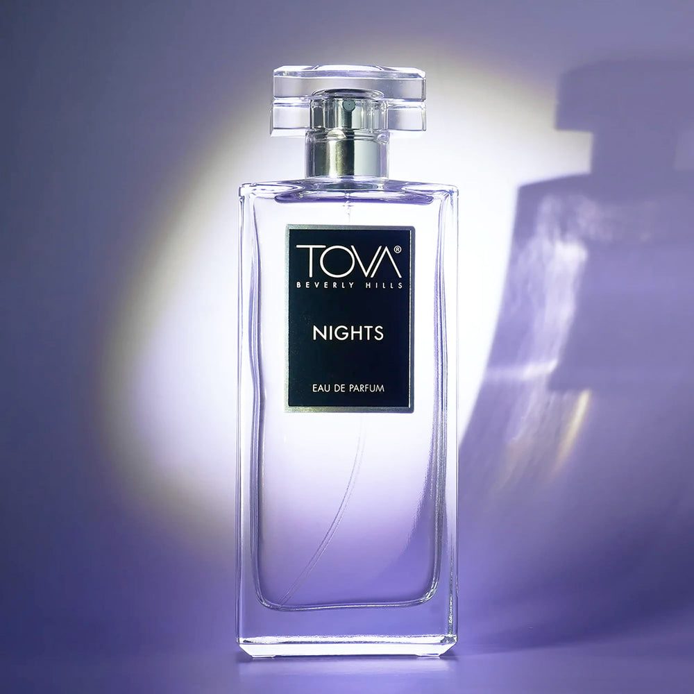 Tova Nights floral bouquet close-up capturing peony and jasmine for romance.