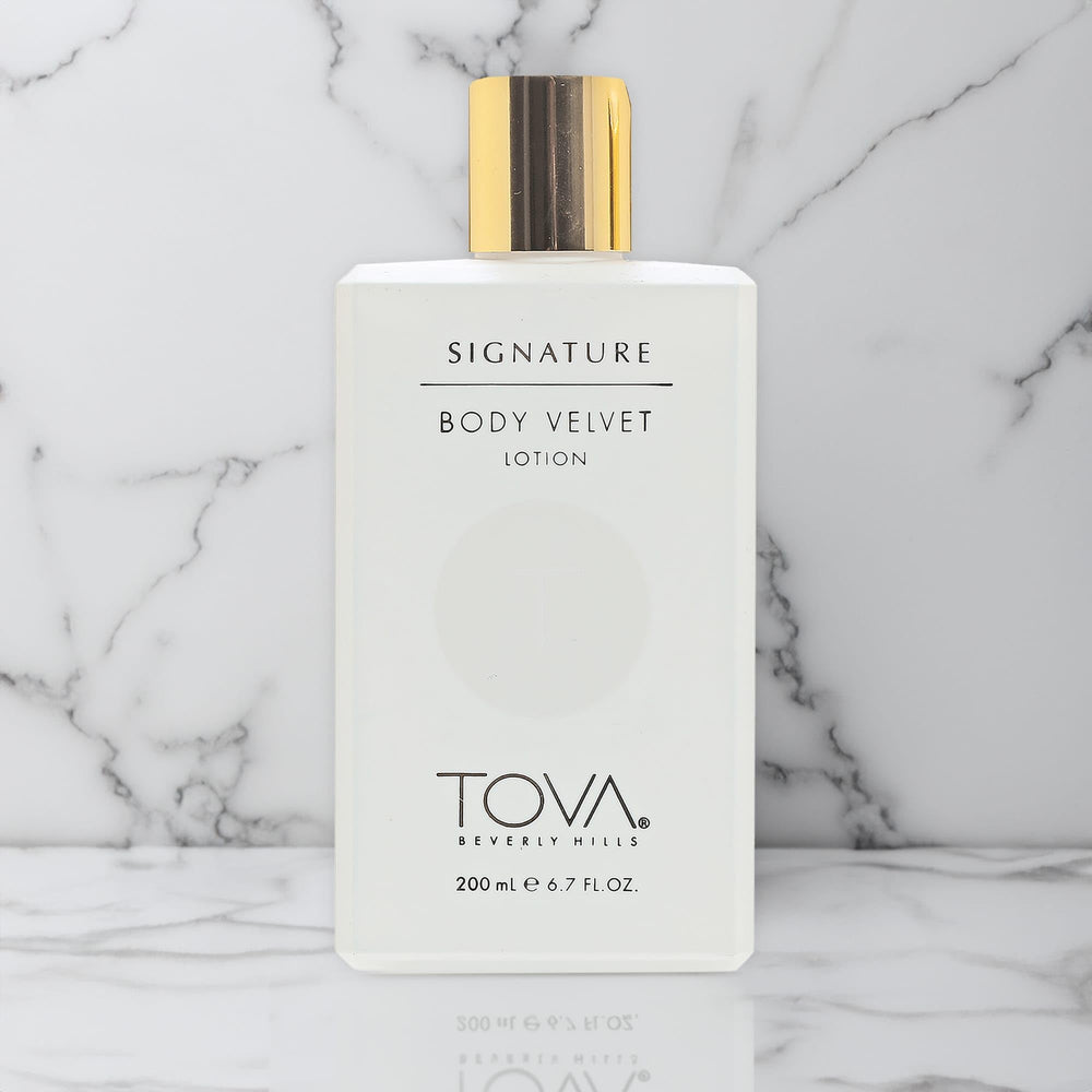 Tova Signature Body Velvet Lotion USA-made quality badge