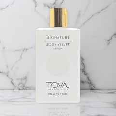 Tova Signature Body Velvet Lotion USA-made quality badge