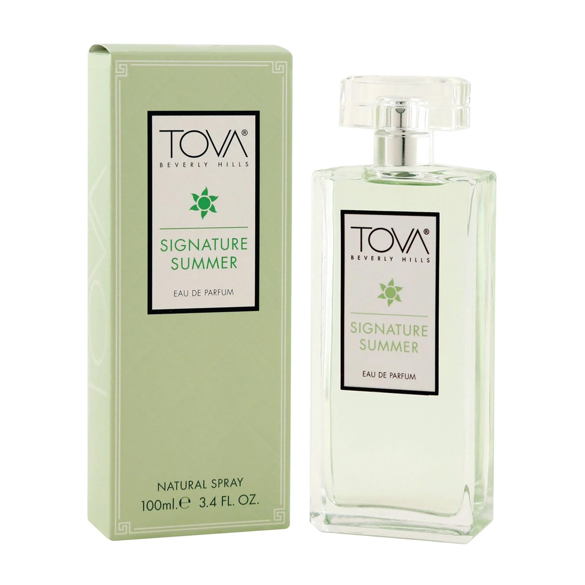 Tova Signature Summer bottle close-up showcasing the citrus-floral essence