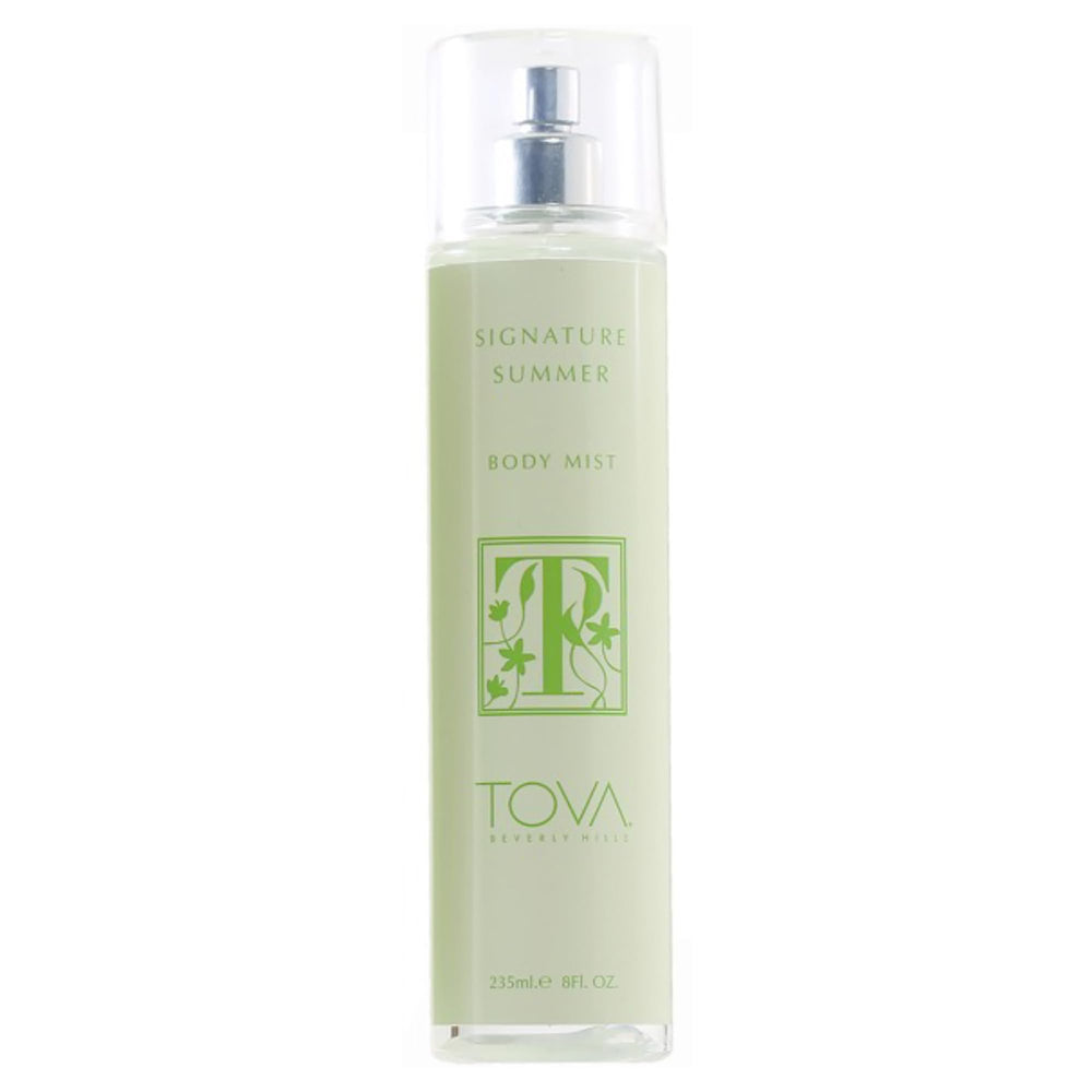 Tova Signature Summer bottle front view for daily freshness with a bright fruity-floral scent.