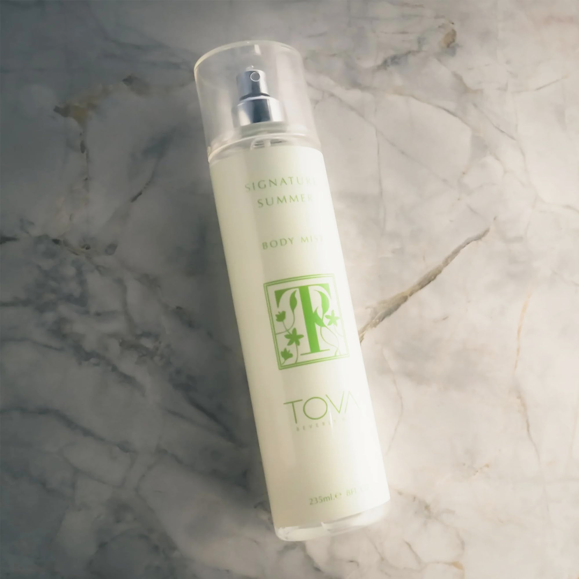 Tova Signature Summer spray action ready for quick mood-boost daytime use.