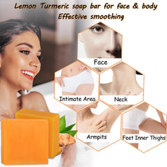 Tovaginsh turmeric soap bar with honey highlights nourishing moisture and antioxidants