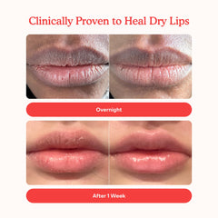 Tower 28 LipSoftie balm texture swatch revealing cushiony, non-sticky gloss