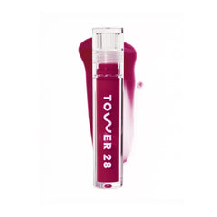 Tower 28 ShineOn Lip Jelly Wild packaging closeup highlighting vegan design for shoppers.