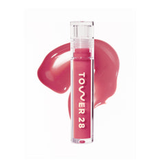 Tower 28 ShineOn Milky Lip Jelly Coconut bottle with hydrating gloss finish.