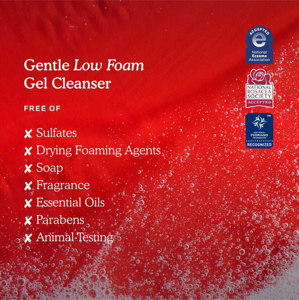Tower 28 SOS Gel Cleanser fragrance-free packaging signals dermatologist-friendly design.