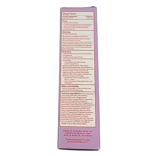 Tower 28 SunnyDays SPF 30 tinted sunscreen on skin with natural finish