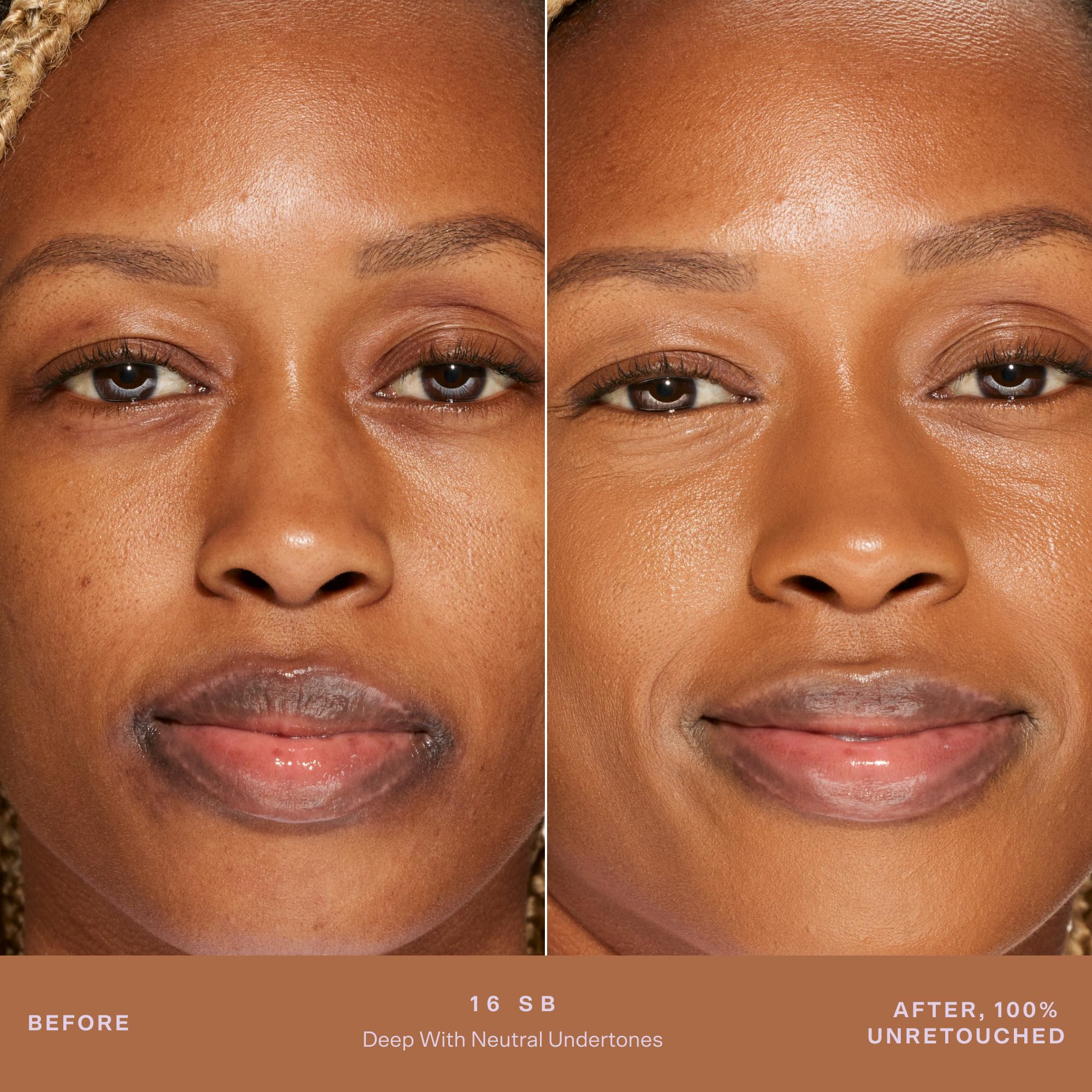 Tower 28 Swipe Serum Concealer under-eye area showing brightening potential.