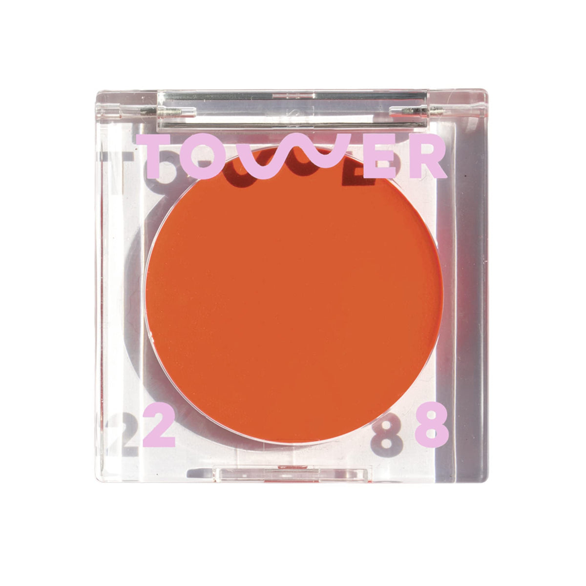 Tower 28 BeachPlease Cream Blush packaging, luxe compact for on-the-go touch-ups.