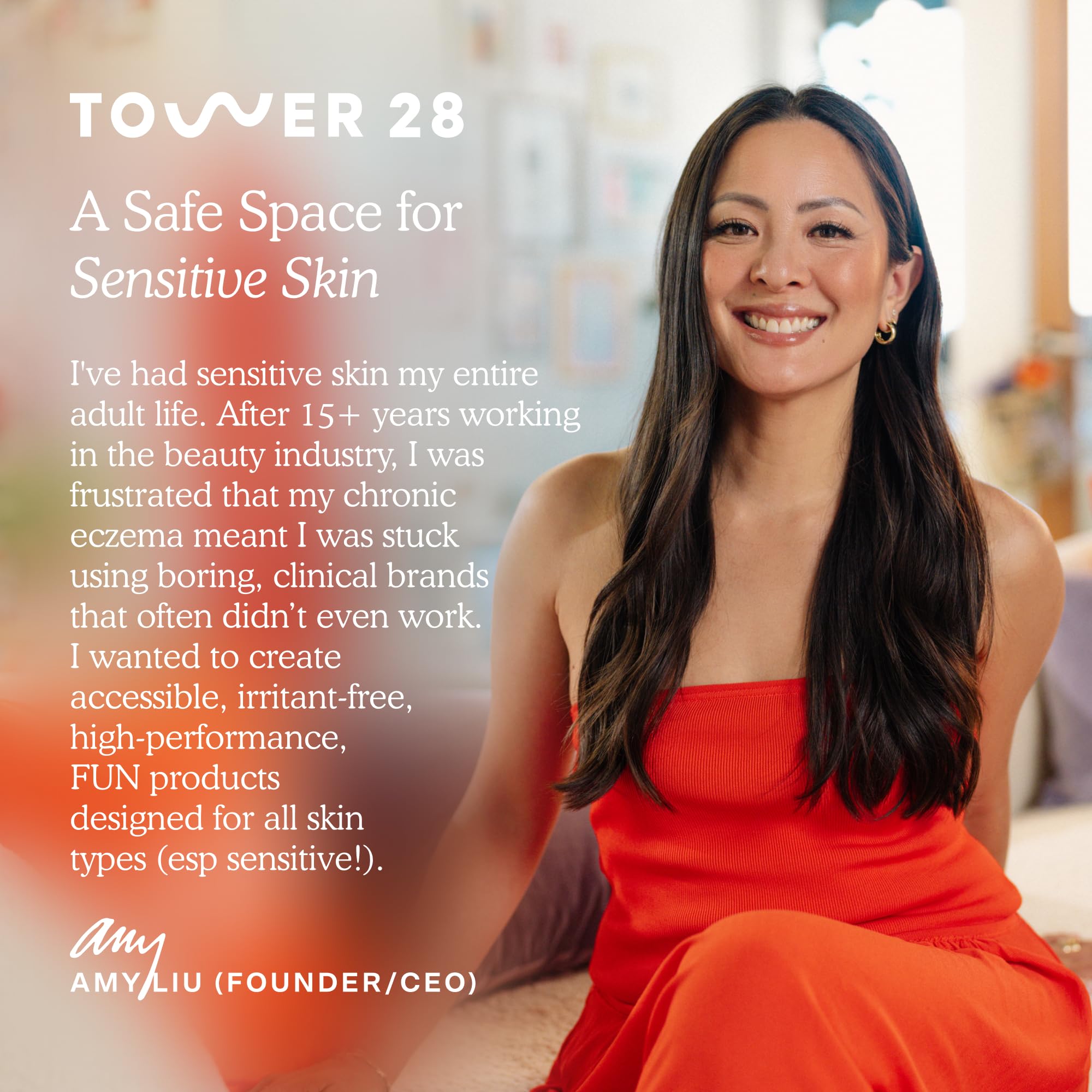 Skin-safe ingredients listed on Tower 28 GetSet Matte Powder Blush container