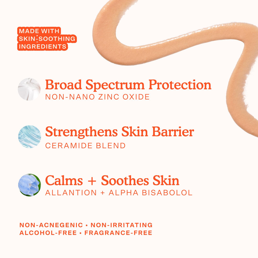 Tower 28 SOS FaceGuard SPF 30 no white cast on skin.