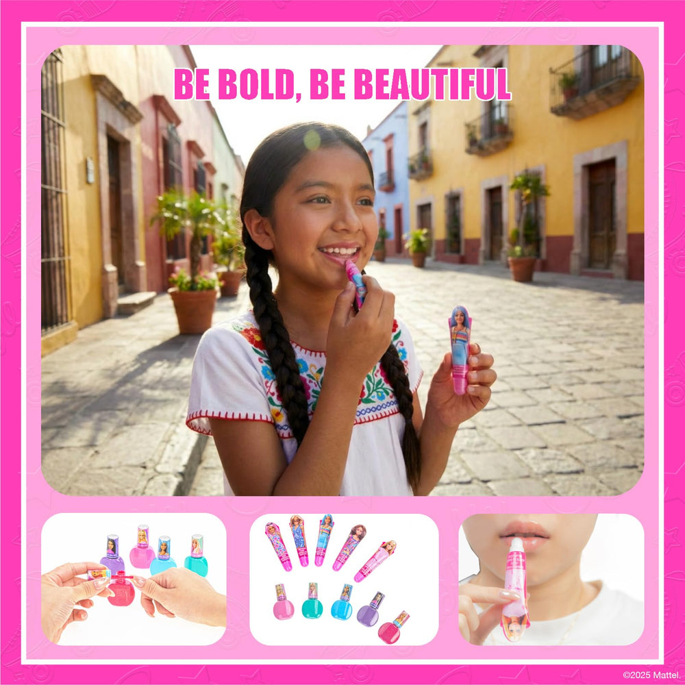 Townley Girl Barbie quick-dry nail polish for faster play sessions.