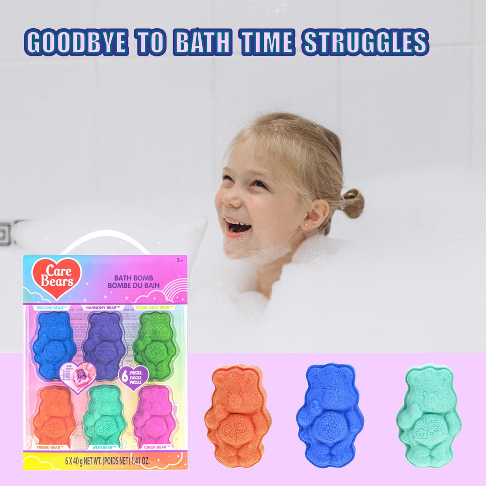 Townley Girl Care Bears bath bomb Tenderheart Bear provides gentle scent and fizz