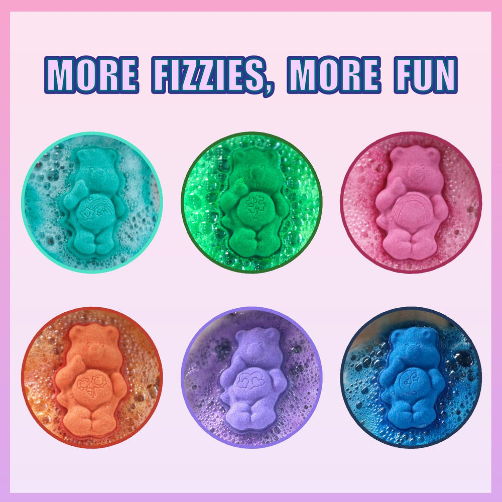 Townley Girl Care Bears bath bomb Wish Bear brings bright hues to bath time