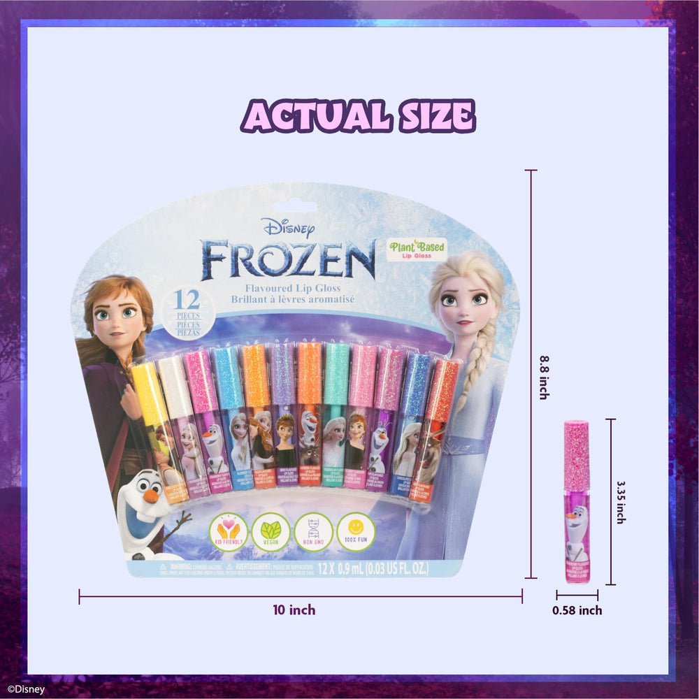 Townley Girl Disney Frozen gloss water-based formula, easy wash-out for mess-free fun.