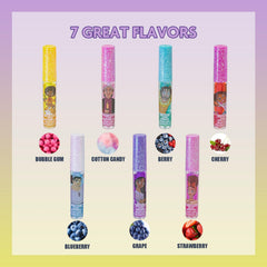 Close-up of Townley Girl Encanto gloss wand showing vibrant color options.