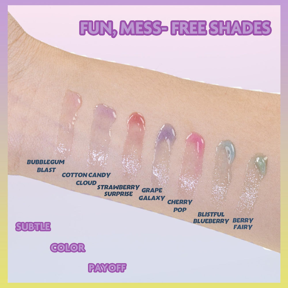 Townley Girl Encanto gloss set is lightweight and portable for on-the-go touch-ups.