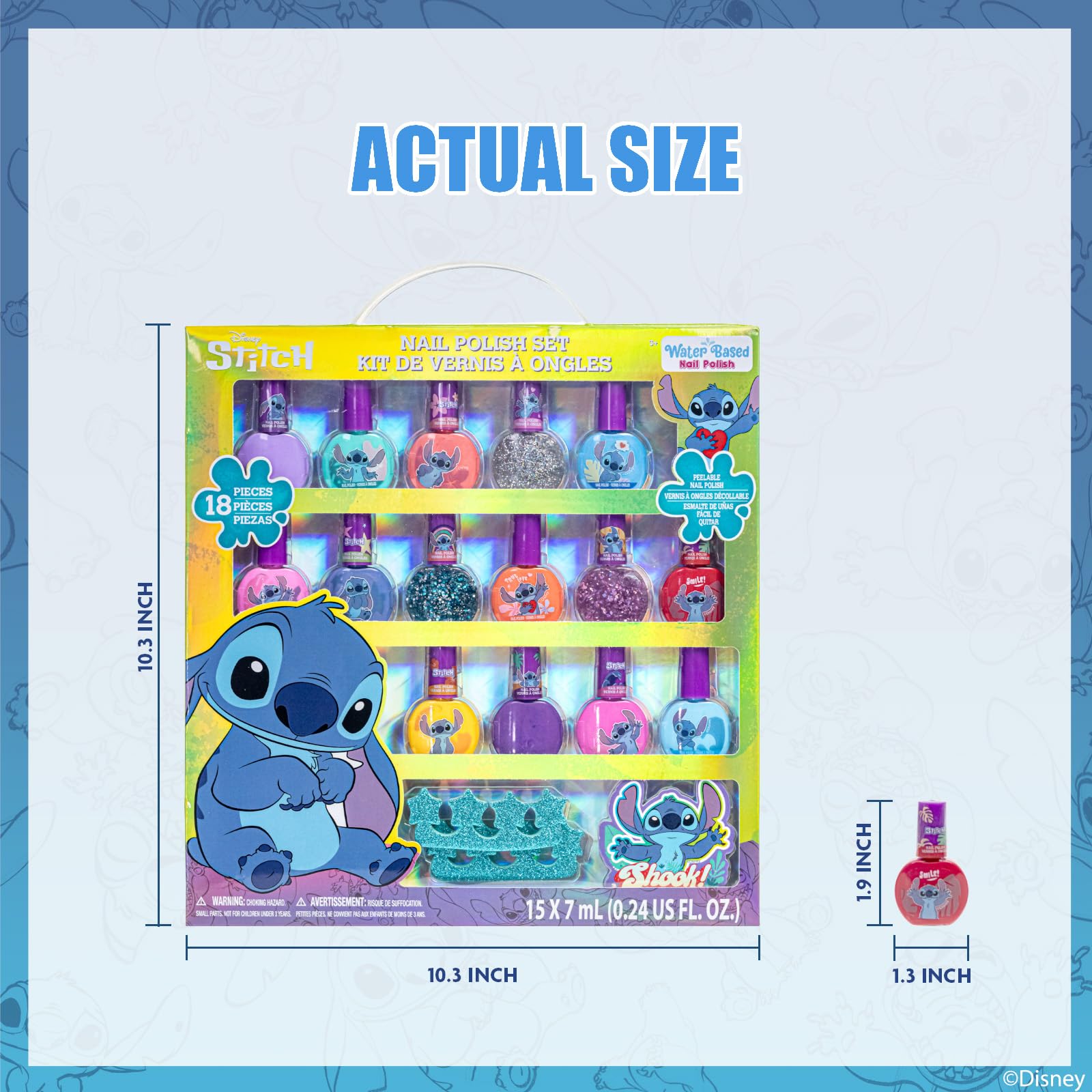 Townley Girl Stitch kit with toe spacers included