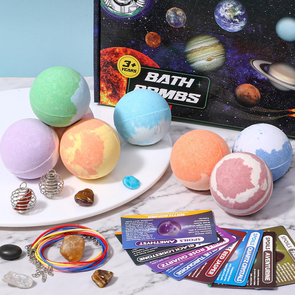 Toylink Galaxy Bath Bombs eight scents for varied bath experiences