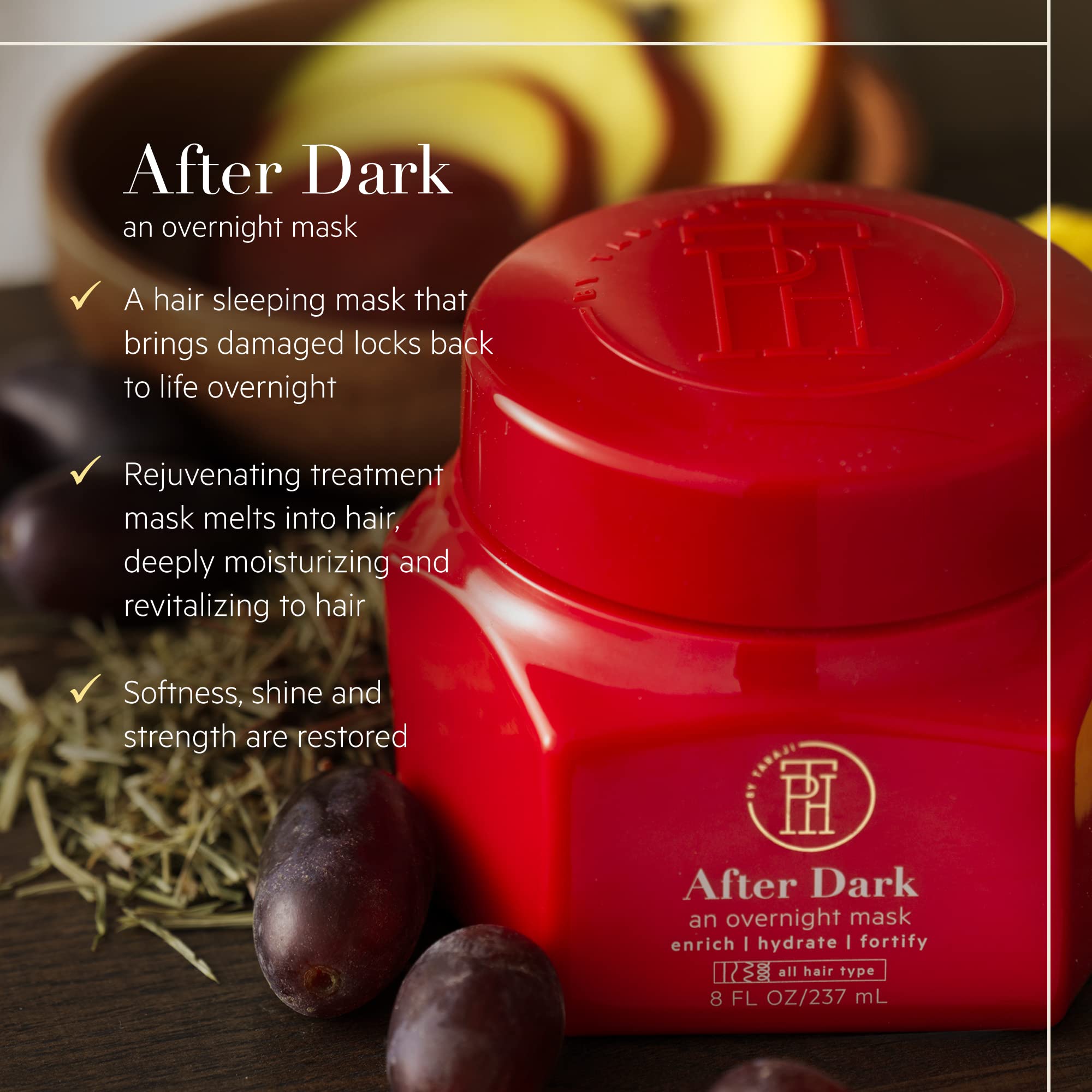 TPH by Taraji packaging box displays cruelty-free vegan branding.