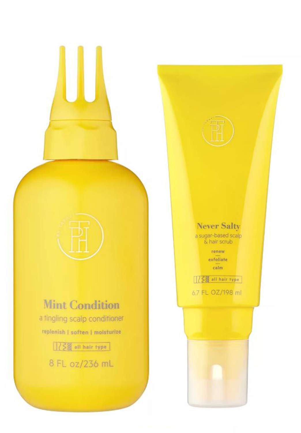 TPH by Taraji mint scalp conditioner bottle showing cooling hydration for scalp