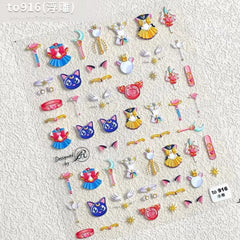 TPhaelay 3D diamond nail art accessories highlight sparkling embellishments.