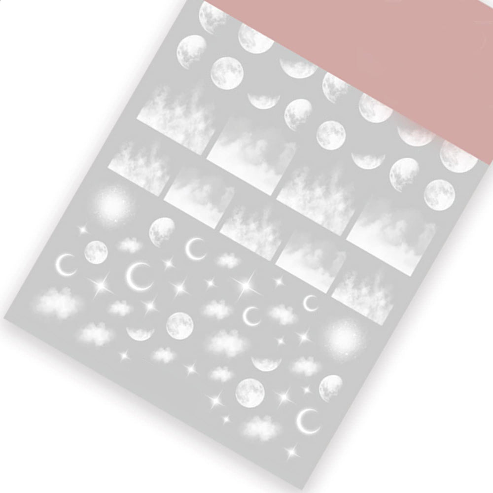 TPhaelay Two-sheets set provides reusable decals for future manicures.