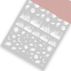 TPhaelay Two-sheets set provides reusable decals for future manicures.
