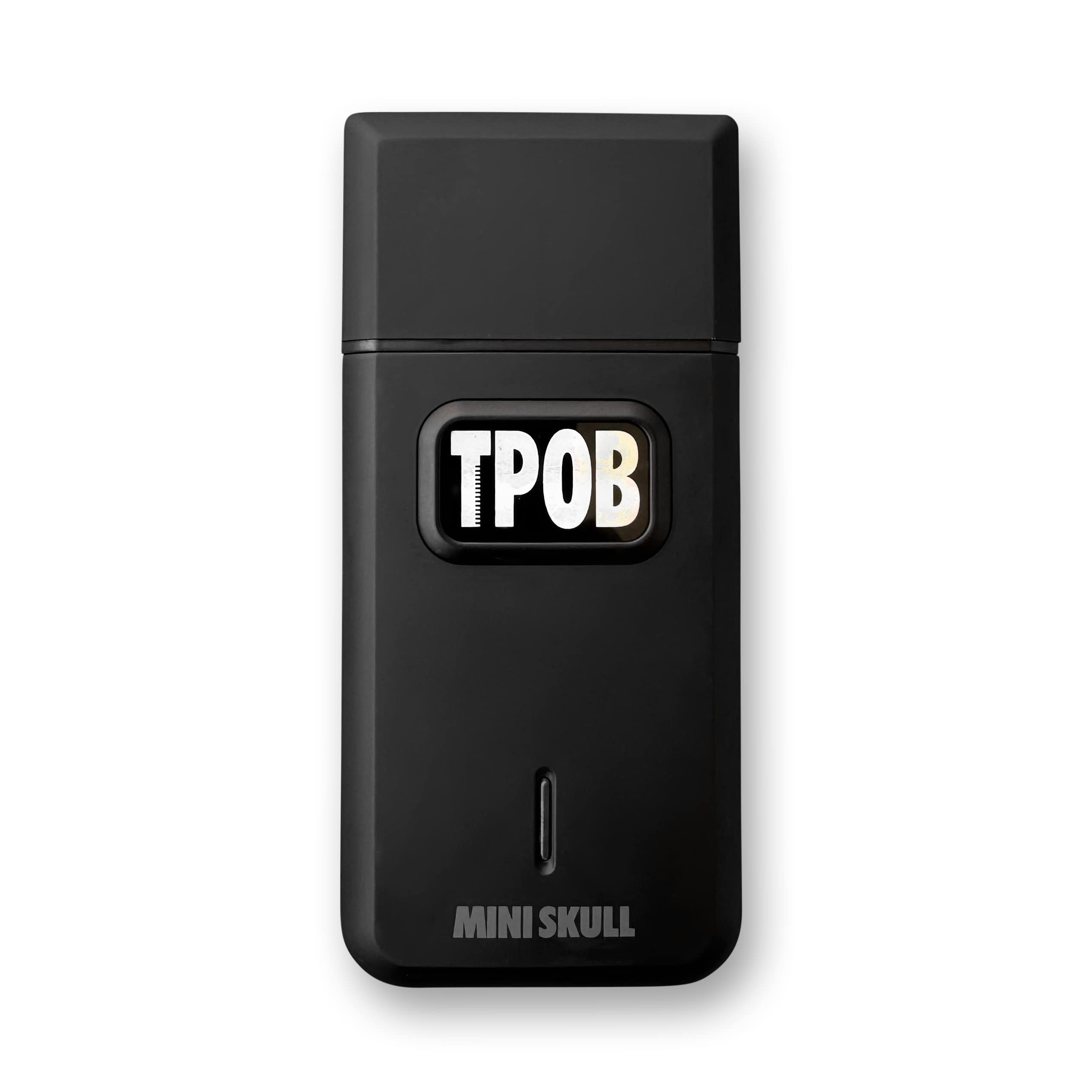 TPOB Slime 2 black in-use beard trim for clean lines