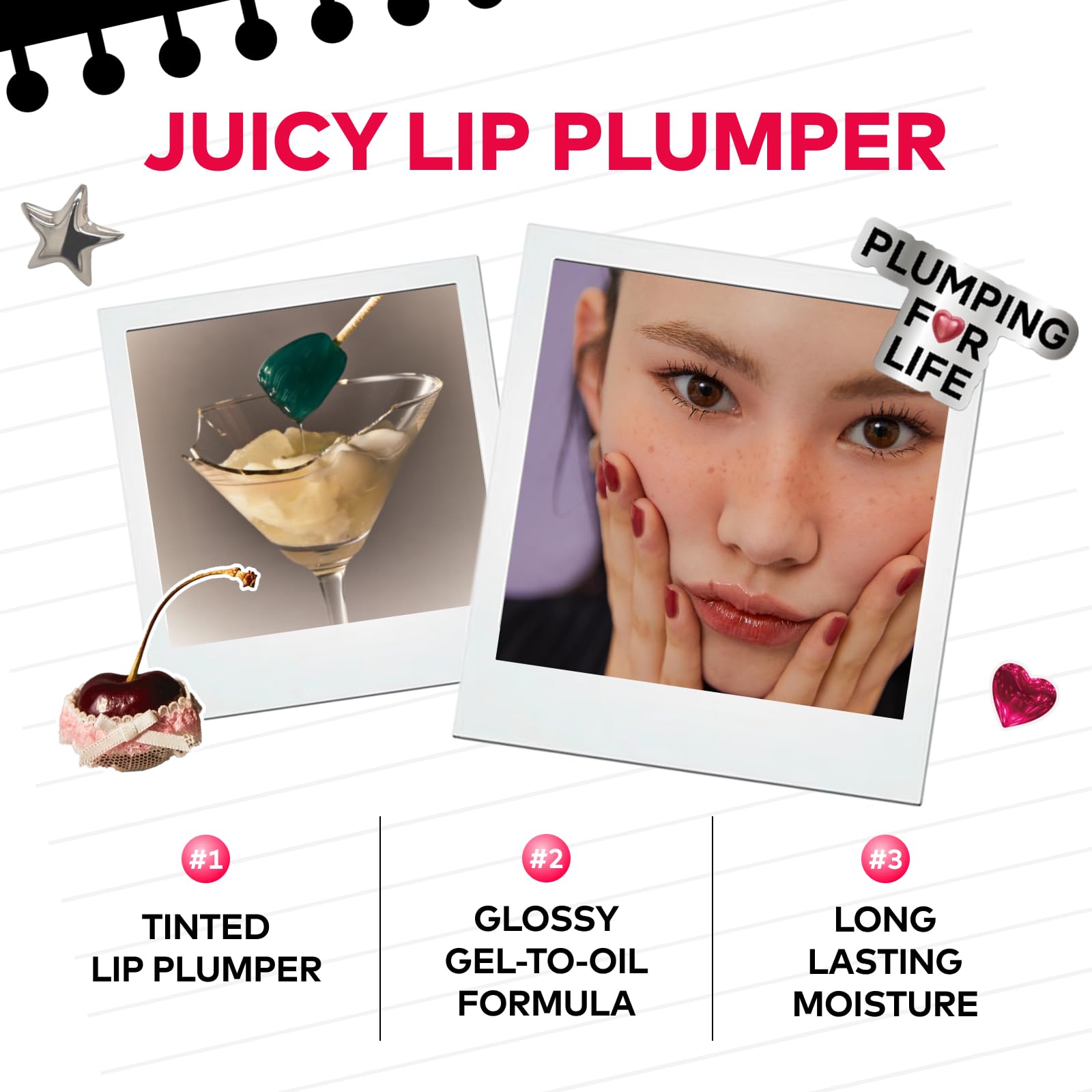 TPSY Juicy Lip Plumper 05 Vibing applicator—smooth glide for all-day color