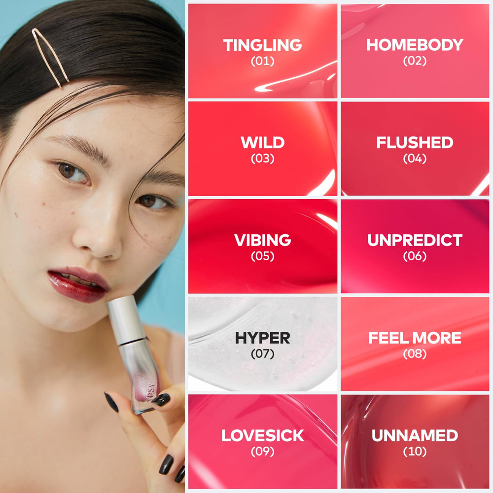 TPSY Juicy Lip Plumper gel-to-oil texture delivers lasting hydration.