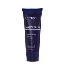 Trace Minerals Magnesium Moisturizing Lotion bottle with unscented hydration for smoother, balanced skin.