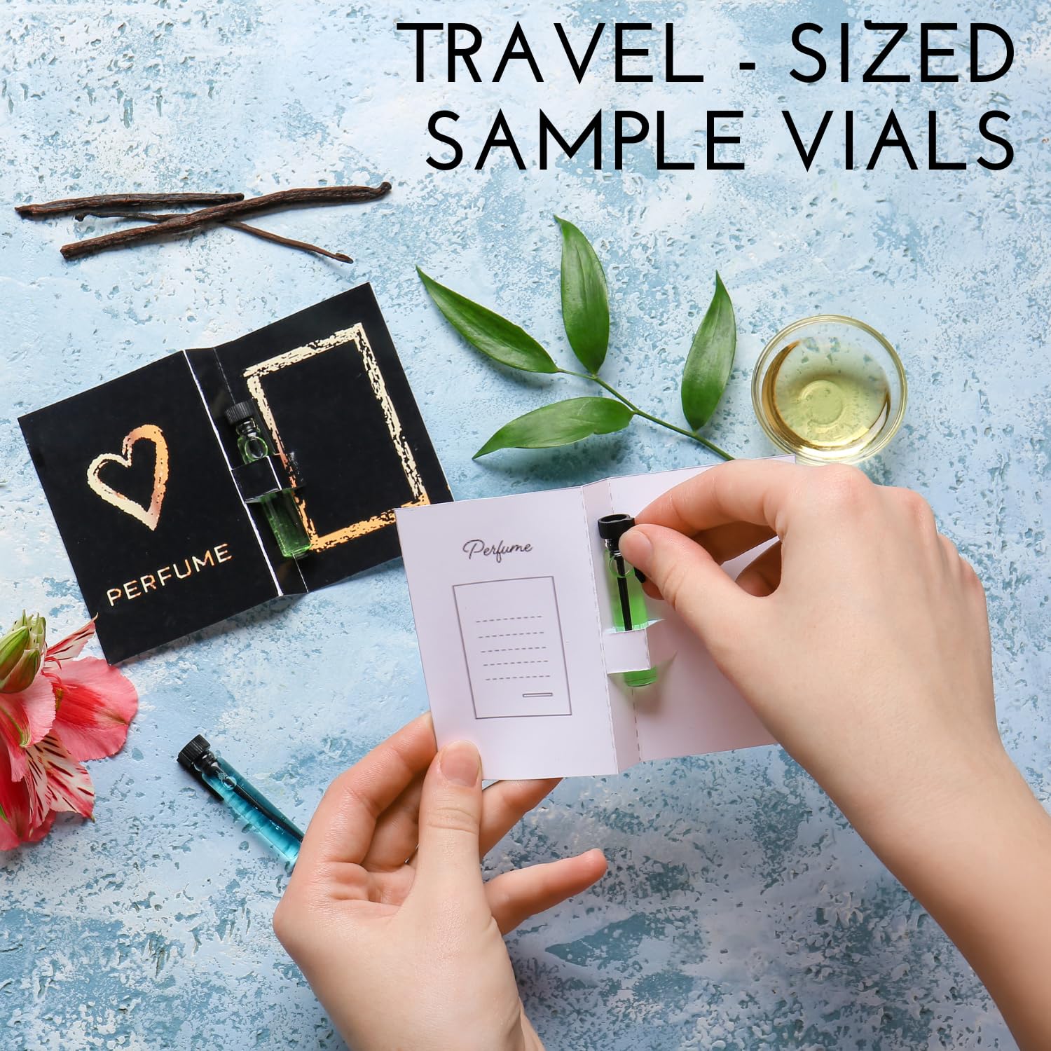 Tradeberry travel-friendly perfume samples image, perfect before you buy.