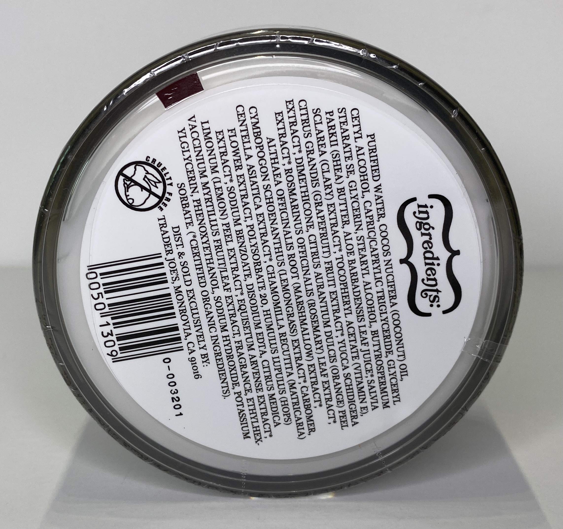 Applying Trader Joe's Coconut Body Butter demonstrates soothing moisture on dry areas.