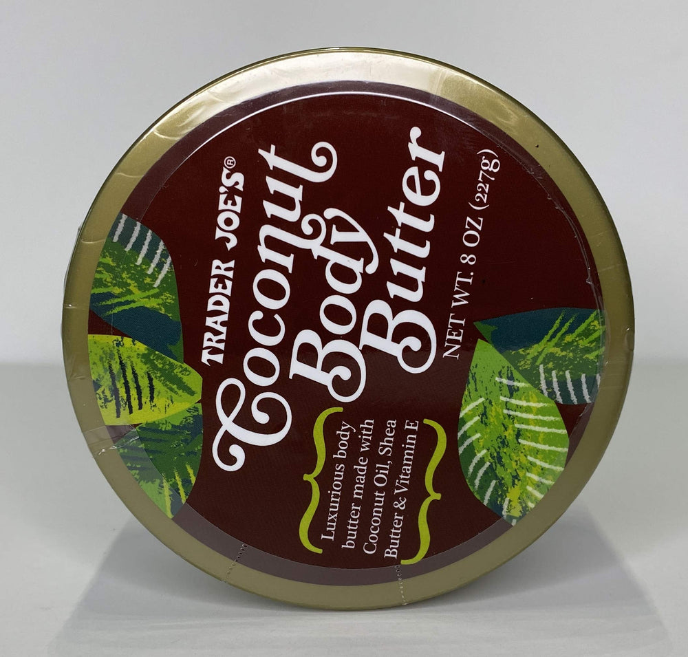 Texture close-up of Trader Joe's Coconut Body Butter reveals silky, fast-absorbing moisture.