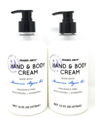 Trader Joe's Midsummer Nights Cream bottle with argan oil for deep hydration.