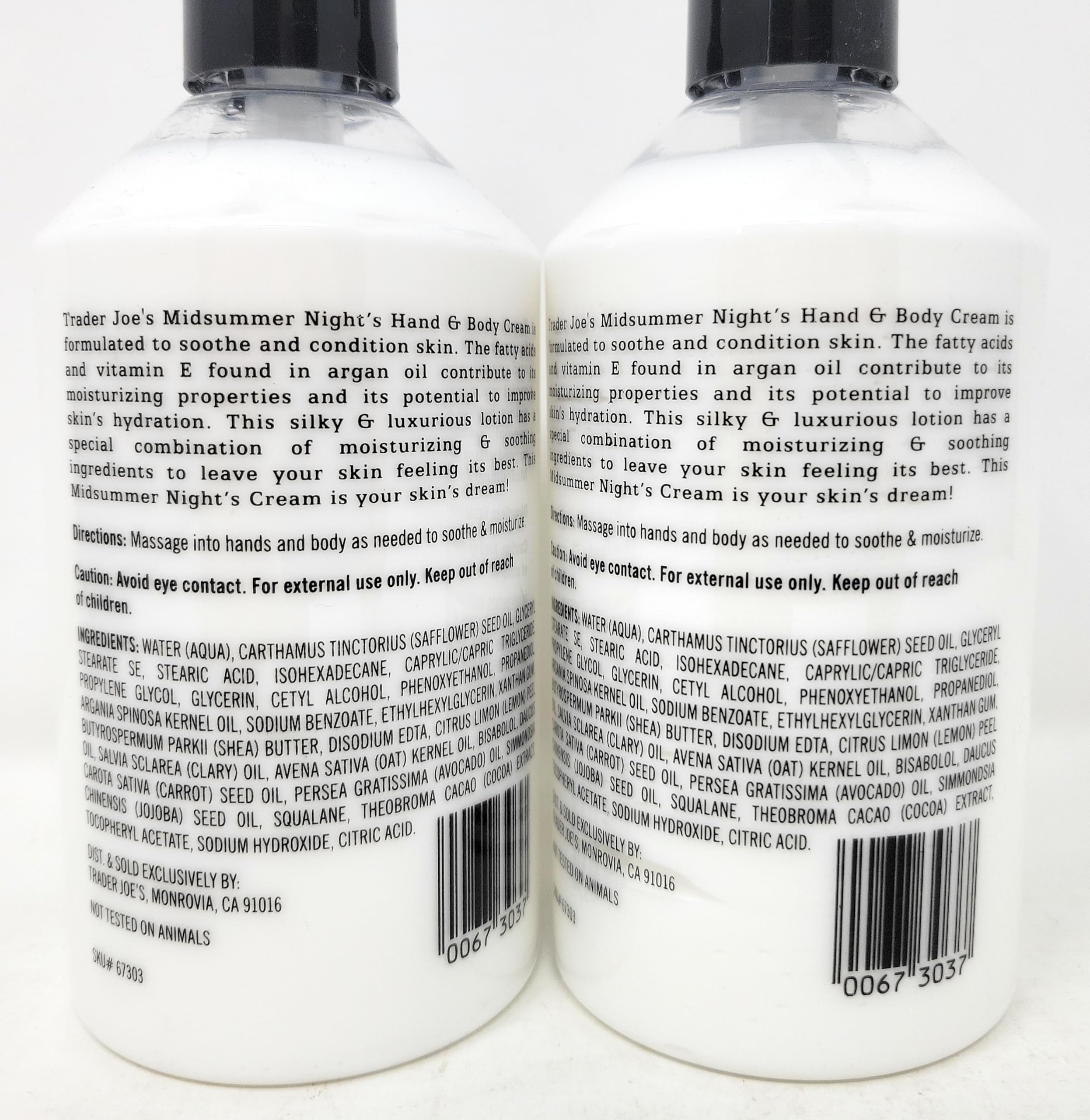 Trader Joe's Midsummer Nights Cream texture showing silky, smooth skin possibility.