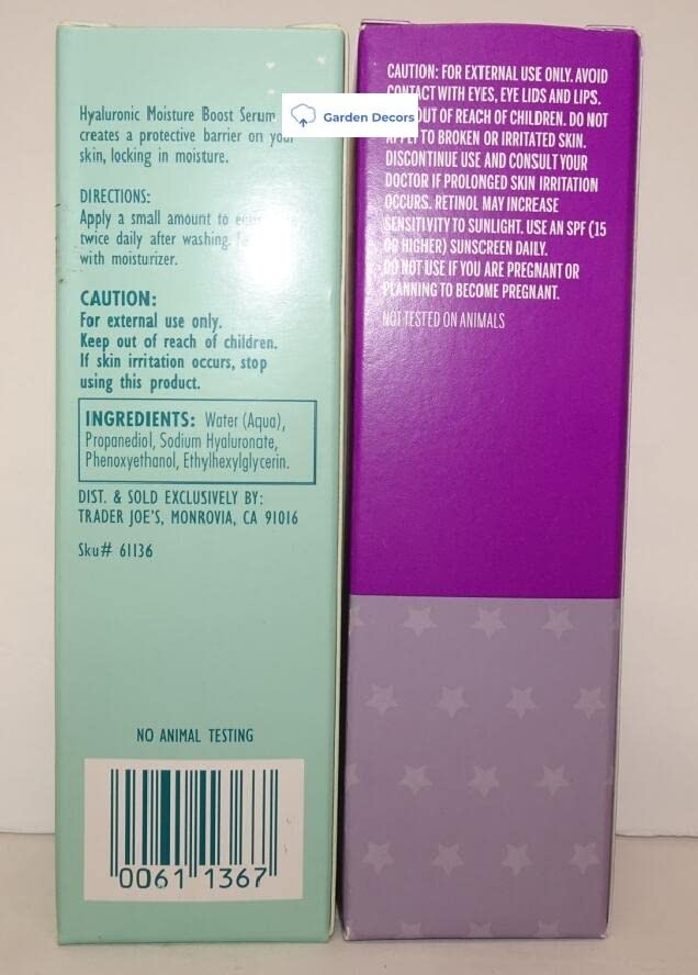 Trader Joe’s Retinol Night Serum with Baobab Seed Oil for gentle nightly care