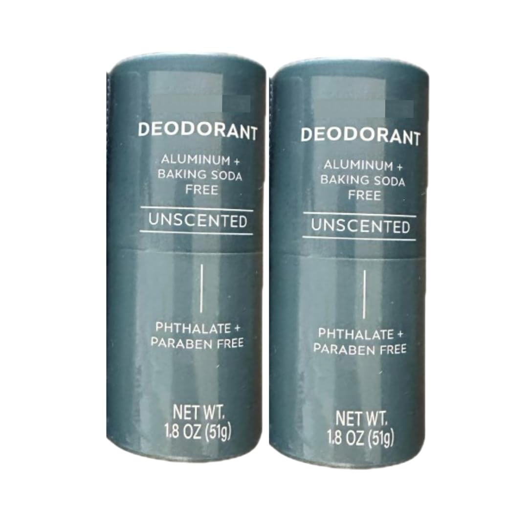 Trader Js deodorant pack-2 shot shows the two-pack for aluminum-free daily use.