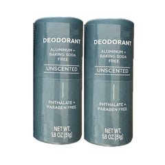 Trader Js deodorant pack-2 shot shows the two-pack for aluminum-free daily use.