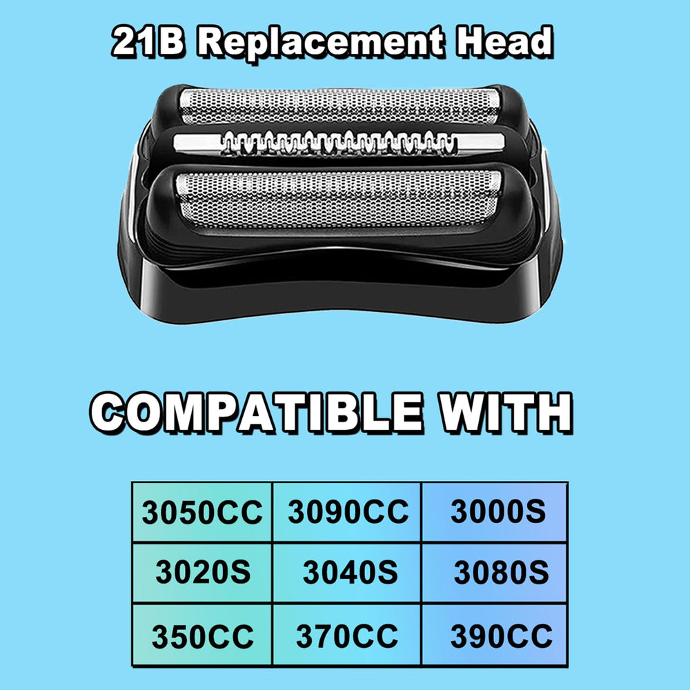 TRAH-compatible with Braun Series 3 21b models for easy replacement.