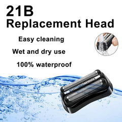 TRAH stainless steel mesh reduces skin irritation while shaving.