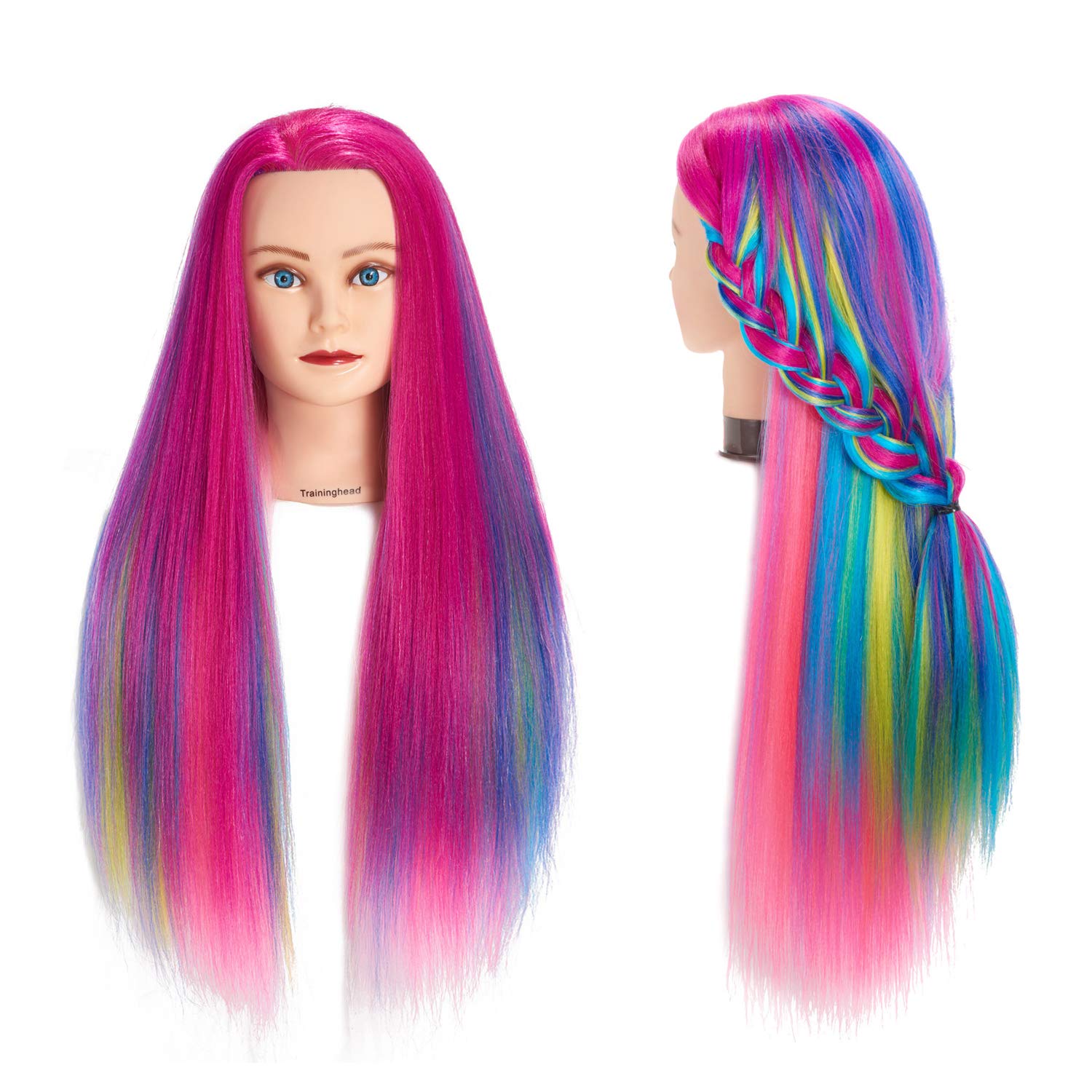 Training Head 26-28 inch mannequin head for hair styling practice