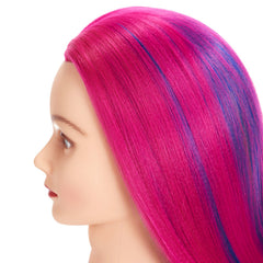 Training Head hair fibers are heat-safe for tool practice