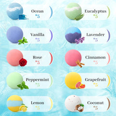 TranquilBliss Lemon bath bomb adds bright citrus aroma for refreshing bath moments.