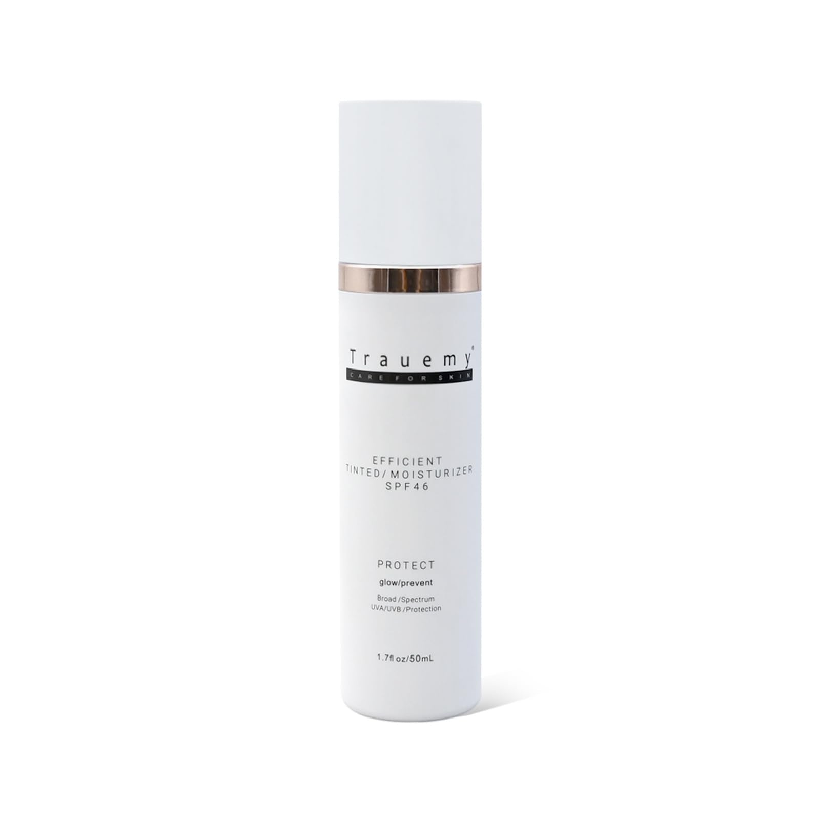 trauemy broad-spectrum SPF 46 protection guards against UVA-UVB rays